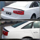 Audi A6 C7 2011–2017 Lip spojler V4 (karbón) fotografia 4