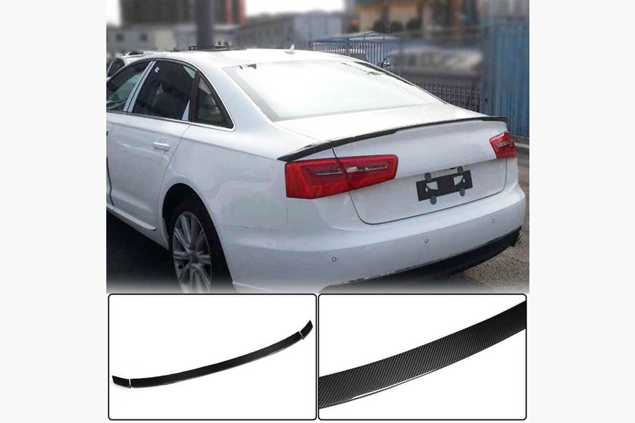 Audi A6 C7 2011–2017 Lip spojler V4 (karbón) Image