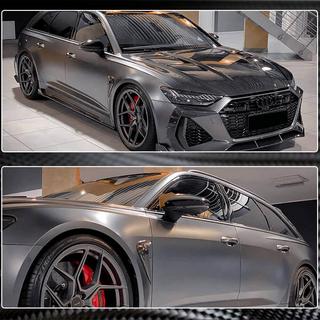 Kryty zrkadiel V3 (Karbon) Audi A6 C8 2018–2025 fotografia 4