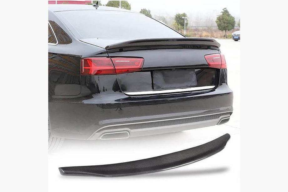 Audi A6 C7 2011–2017 Lip spojler V2 (karbón) Image