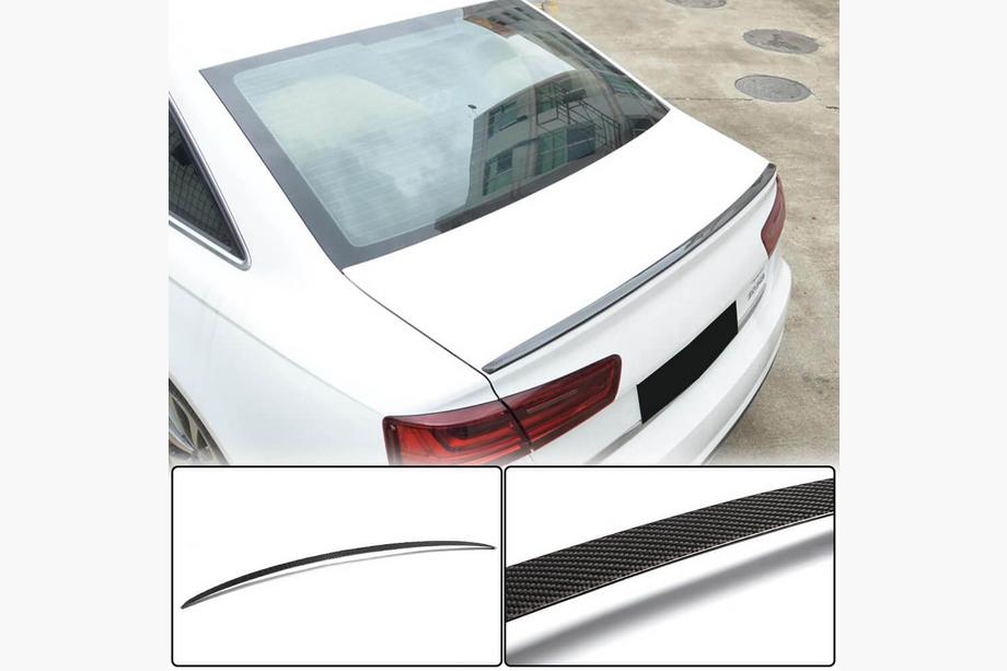 Audi A6 C7 2011–2017 Lip spoiler V3 (Karbon) Image