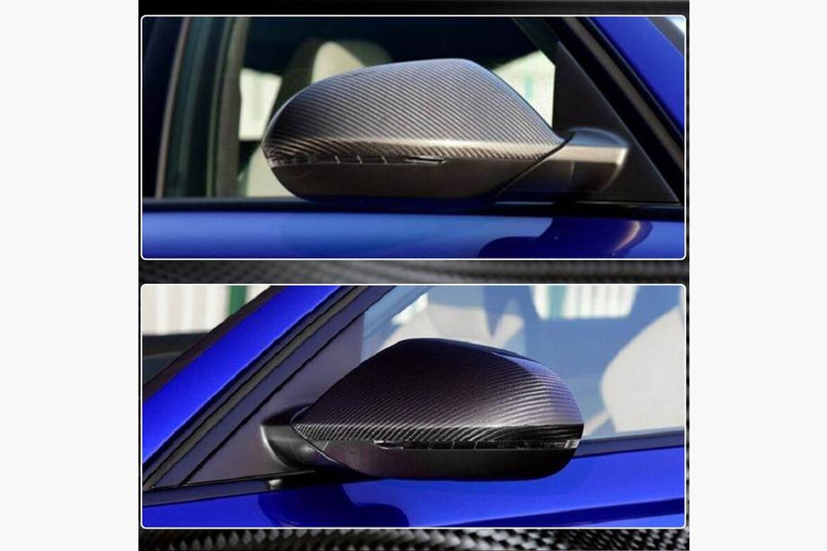 Audi A6 C7 2011–2018 Karbonové kryty zrkadiel (2011-2014) V2 Fotografia 3