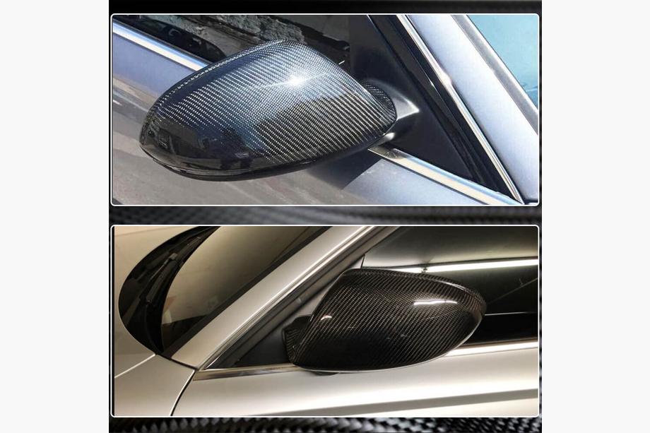Audi A6 C7 2011–2018 Karbonové kryty zrkadiel (2011-2014) V2 Fotografia 4