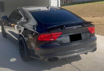 Audi A7 2010–2018 Difúzor zadného nárazníka V2 (pre S-Line, 2010-2014, karbón) fotografia 3