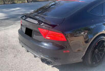 Audi A7 2010–2018 Difúzor zadného nárazníka V1 (pre S-Line, 2010-2014, plast) fotografia 5