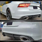Audi A7 2010–2018 Difúzor zadného nárazníka V3 (pre S-Line, 2010-2014, karbón) fotografia 4