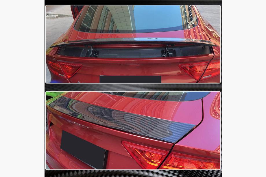 Audi A7 2010–2018 Spojler V2 (karbón) Fotografia 3