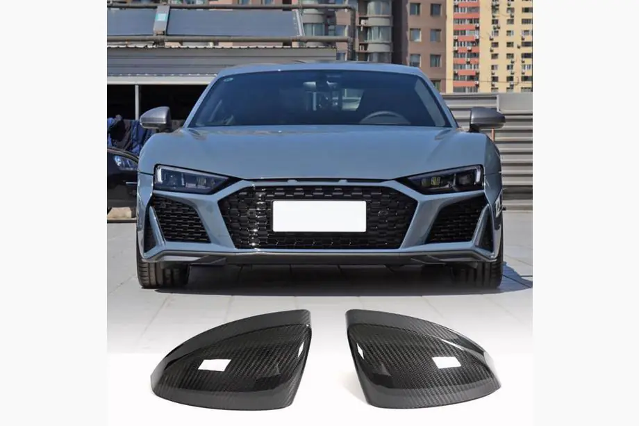 Audi R8 2015– Kryty spätných zrkadiel Replacement Style (karbón) Image