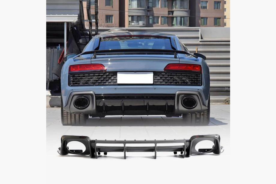 Audi R8 2015– Difúzor zadného nárazníka V2 (pre Spyder 2020+, karbón) Image