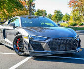Audi R8 2015– Lip spoiler predného nárazníka Lip V2 (2023+, karbón) fotografia 6