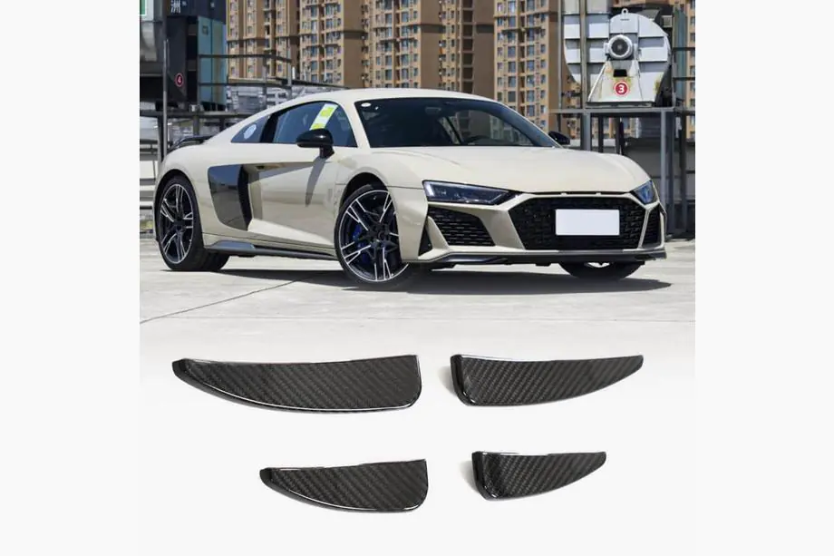 Audi R8 2015– Lip spojler predného nárazníka V1 (2023+, karbón) Image