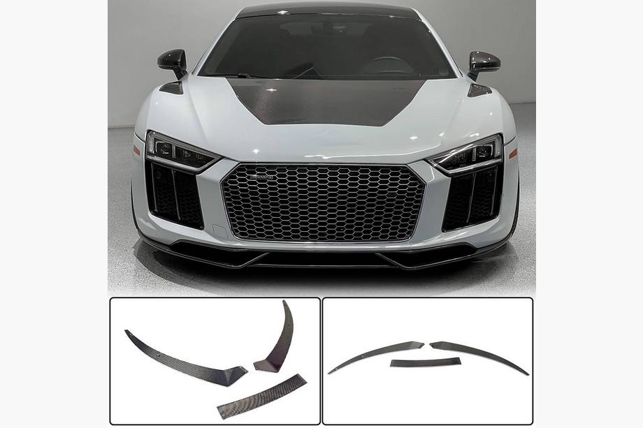 Audi R8 2015– Lip spojler predného nárazníka Lip V1 (2015-2020, Karbón) Image