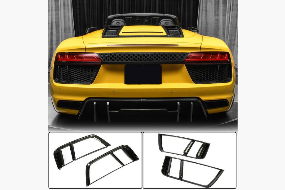 Audi R8 2015– Kryty zadného nárazníka (2015-2020, karbón) Image