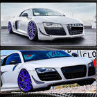 Audi R8 2006–2015 Predný splitter (karbón) fotografia 4