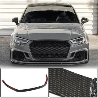 Predný nárazníkový lip spojler V5 (pre RS3 Sedan 2017-2020, karbón) Audi A3 2012–2020 fotografia 1
