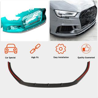 Predný nárazníkový lip spojler V5 (pre RS3 Sedan 2017-2020, karbón) Audi A3 2012–2020 fotografia 2