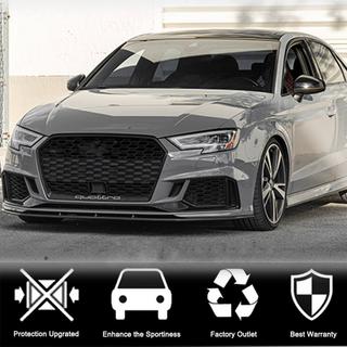 Predný nárazníkový lip spojler V5 (pre RS3 Sedan 2017-2020, karbón) Audi A3 2012–2020 fotografia 3