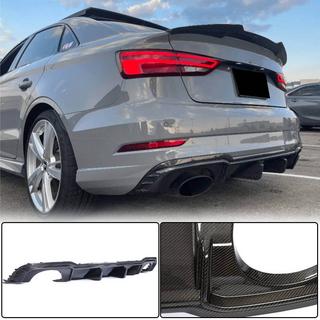 Difúzor zadného nárazníka V1 (pre RS3 Sedan 2017-2019, karbón) Audi A3 2012–2020 fotografia 1