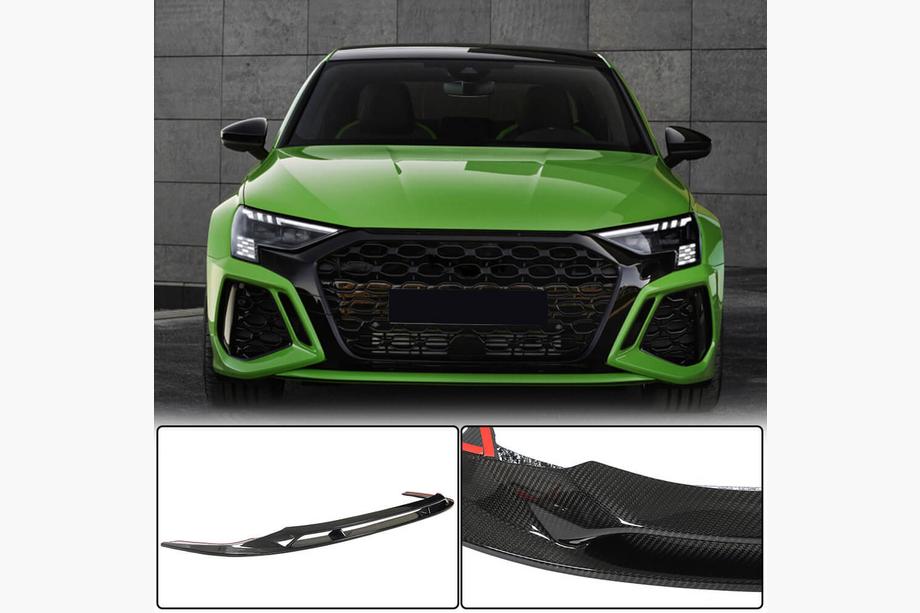 Audi A3 2020– Predný nárazníkový lip spojler Lip (pre RS Sedan, karbón) Image