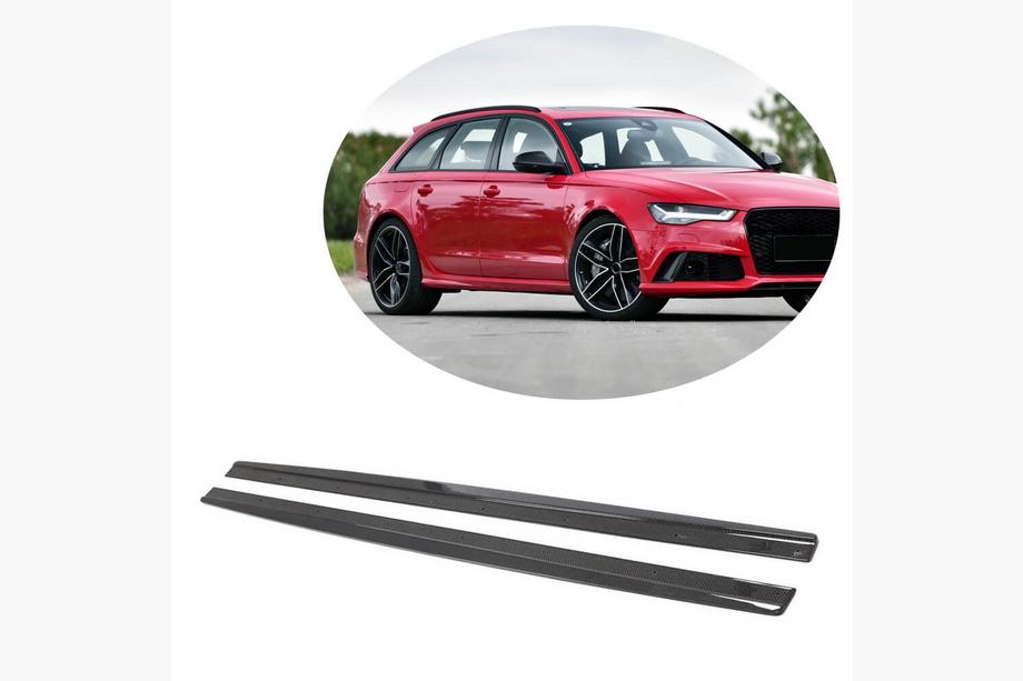 Audi A6 C7 2011–2017 Bočné prahy z karbónu (pre RS6 Avant 2013-2016) Image