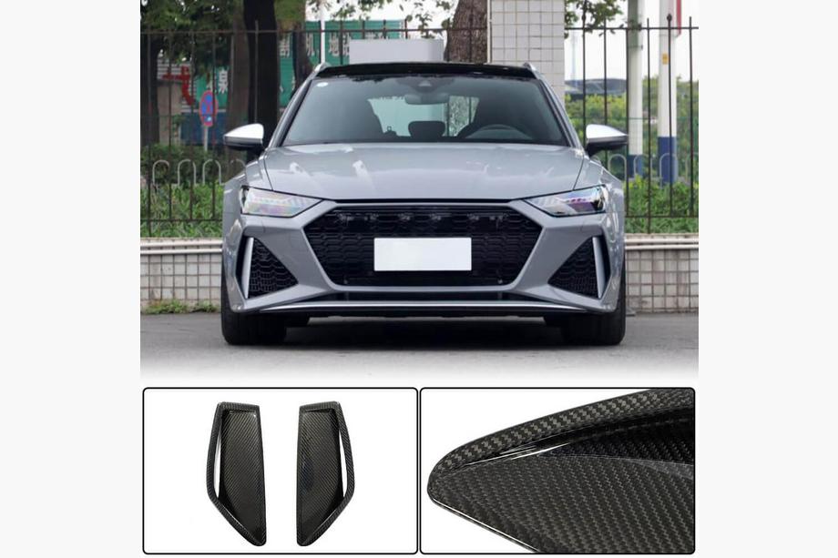 Audi A6 C8 2018–2025 Predný nárazníkový lip (pre RS6, karbón) Image