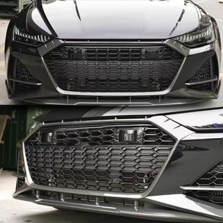 Rámovanie masky chladiča (pre RS6, karbón) Audi A6 C8 2018–2025 fotografia 2