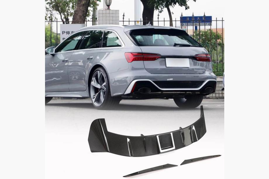 Audi A6 C8 2018–2025 Spojler V2 (pre Avant, 3 ks, karbón) Image