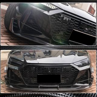 Kryty vetracích otvorov predného nárazníka V1 (pre RS7 2018-2022, suchý karbón) fotografia 4