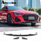 Audi A7 2018– Predný nárazníkový lip spoiler Lip V2 (pre RS7, suchý karbón) fotografia 1