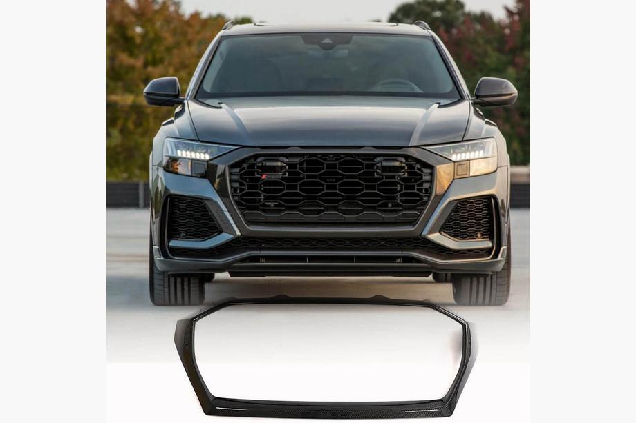 Audi Q8 2018– Rámček masky chladiča (pre RSQ8, karbón) Image