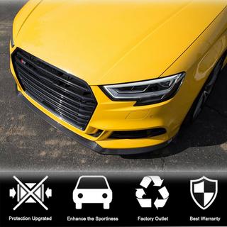 Lip spojler predného nárazníka Lip V5 (pre S-Line Sedan 2017-2020, karbón) Audi A3 2012–2020 fotografia 3