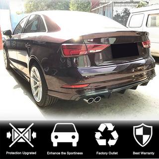 Difúzor zadného nárazníka V5 (pre S-Line Sedan 2017-2020, karbón) Audi A3 2012–2020 fotografia 2
