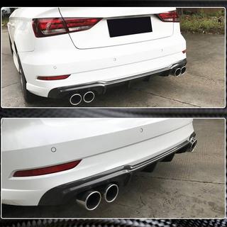 Difúzor zadného nárazníka V5 (pre S-Line Sedan 2017-2020, karbón) Audi A3 2012–2020 fotografia 4