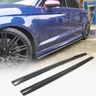 Audi A3 2012–2020 Bočné prahy V3 (pre S-Line Sedan, karbón) fotografia 1