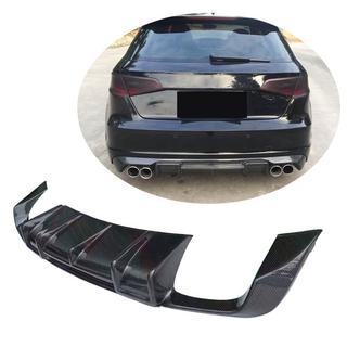 Difúzor zadného nárazníka V1 (pre S-Line HB 2012-2016, Carbon) Audi A3 2012–2020 fotografia 1