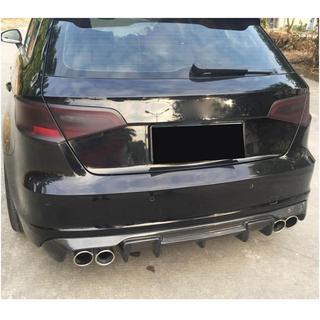 Difúzor zadného nárazníka V1 (pre S-Line HB 2012-2016, Carbon) Audi A3 2012–2020 fotografia 2