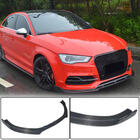 Audi A3 2012–2020 Predný lip spojler nárazníka Lip V3 (pre S-Line Sedan 2012-2016, karbón) fotografia 1