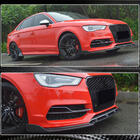 Audi A3 2012–2020 Predný lip spojler nárazníka Lip V3 (pre S-Line Sedan 2012-2016, karbón) fotografia 4