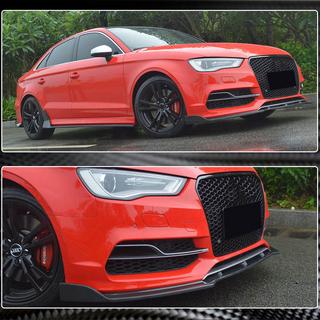 Predný lip spojler nárazníka Lip V3 (pre S-Line Sedan 2012-2016, karbón) Audi A3 2012–2020 fotografia 4
