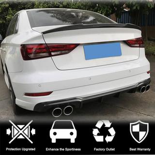 Difúzor zadného nárazníka V4 (pre S-Line Sedan 2017-2020, karbón) Audi A3 2012–2020 fotografia 2