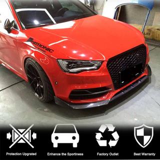 Lip spojler predného nárazníka Lip V2 (pre S-Line Sedan 2012-2016, karbón) Audi A3 2012–2020 fotografia 2
