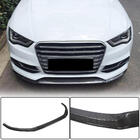 Audi A3 2012–2020 Lip spojler predného nárazníka Lip V1 (pre S-Line Sedan 2012-2016, karbón) fotografia 1