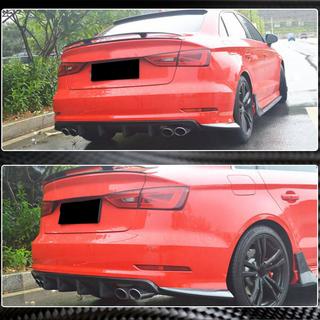 Difúzor zadného nárazníka V3 (pre S-Line Sedan 2012-2016, karbón) Audi A3 2012–2020 fotografia 3
