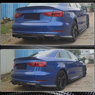 Nadstavce na zadný nárazník Flap (pre S-Line Sedan 2012-2016, karbón) Audi A3 2012–2020 fotografia 4