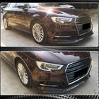 Audi A3 2012–2020 Lip spojler predného nárazníka Lip V1 (pre S-Line 2017-2020 HB, karbón) fotografia 3