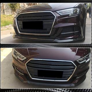 Lip spojler predného nárazníka Lip V1 (pre S-Line 2017-2020 HB, karbón) Audi A3 2012–2020 fotografia 4