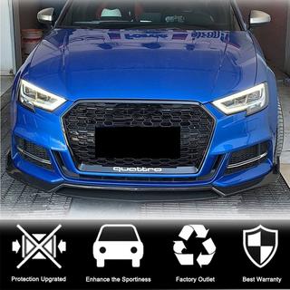 Lip spojler predného nárazníka Lip V4 (pre S-Line Sedan 2017-2020, karbón) Audi A3 2012–2020 fotografia 2