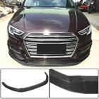 Audi A3 2012–2020 Lip spojler predného nárazníka Lip V3 (pre S-Line Sedan 2017-2020, karbón) fotografia 1