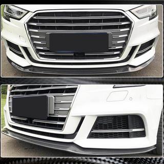 Lip spojler predného nárazníka Lip V3 (pre S-Line Sedan 2017-2020, karbón) fotografia 3