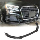 Audi A3 2012–2020 Predný nárazníkový lip Lip V1 (pre S-Line 2017-2020 Sedan, karbón) fotografia 1